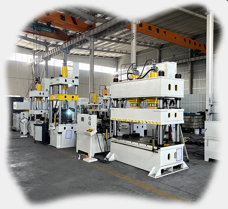 Closed frame hydraulic press manufacturer for industrial applications