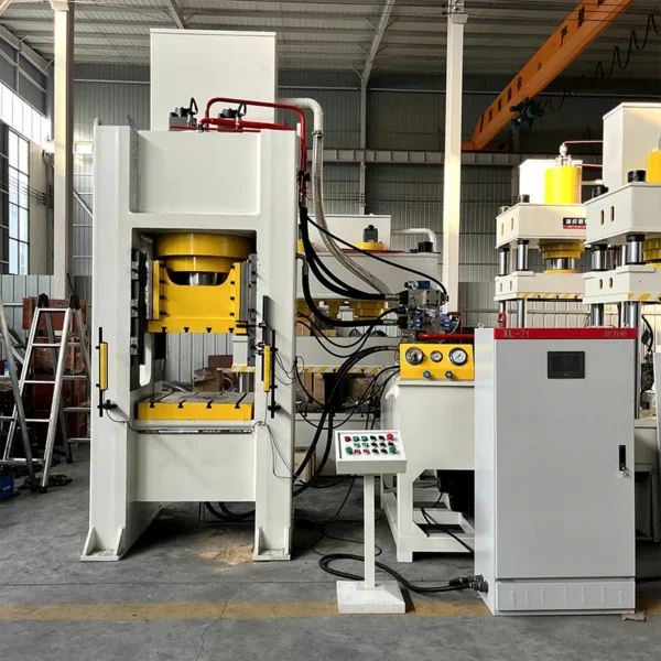 500 ton closed frame hydraulic press front view