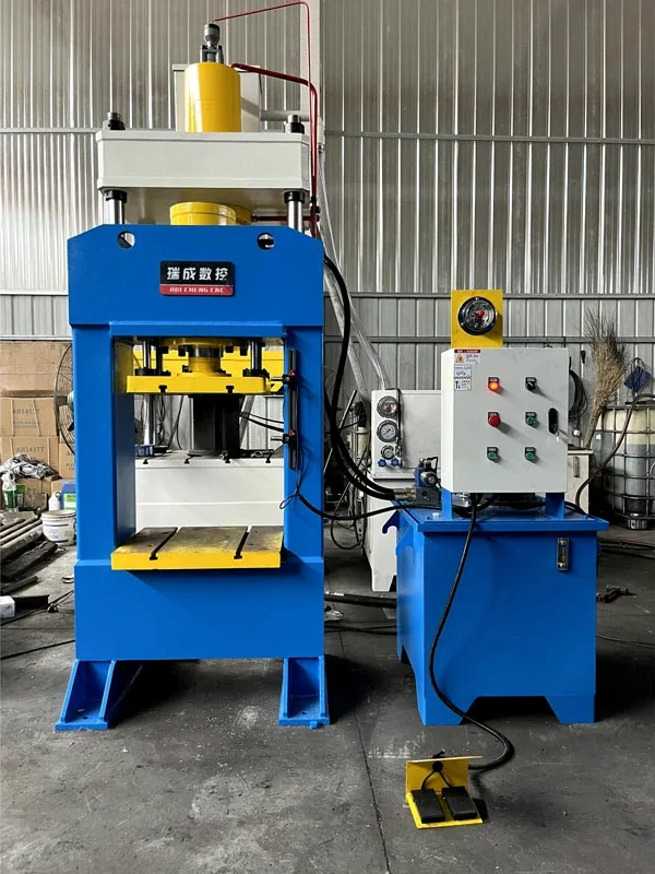 80-ton-gantry-hydraulic-press-front-view-opening-600-stroke-300 80 ton gantry hydraulic press front view with 600mm opening and 300mm stroke