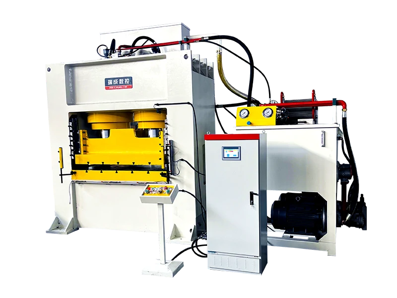 Composite molding hydraulic press for automotive lightweight parts