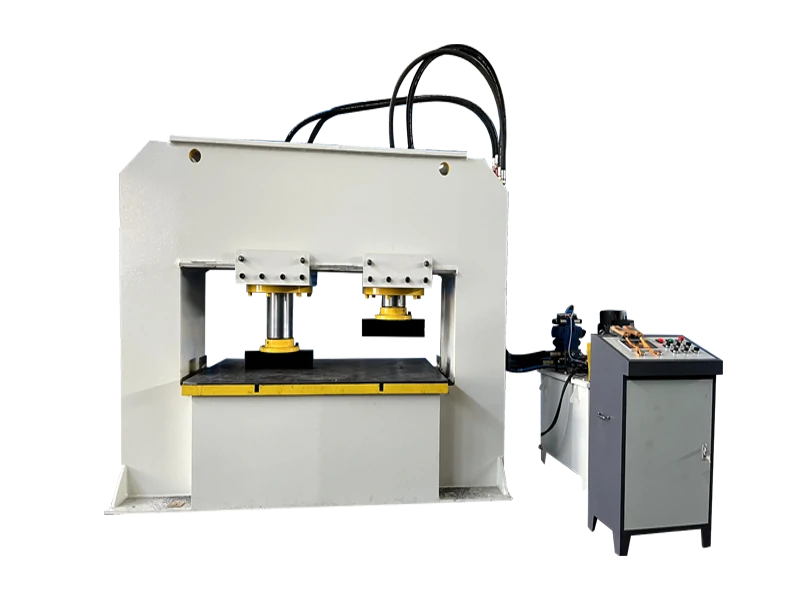 Servo hydraulic press for EV battery module assembly