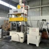 100 ton hydraulic press right side view with 20 ton lower ejector cylinder and 1000x1000mm table system