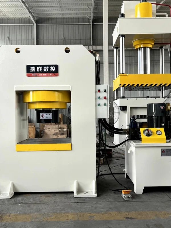 500-ton-gantry-hydraulic-press-front-view 500 ton gantry hydraulic press front view with foot switch