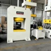 gantry hydraulic press left side view with 800mm worktable