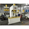 single arm hydraulic press left side view with 1800mm worktable