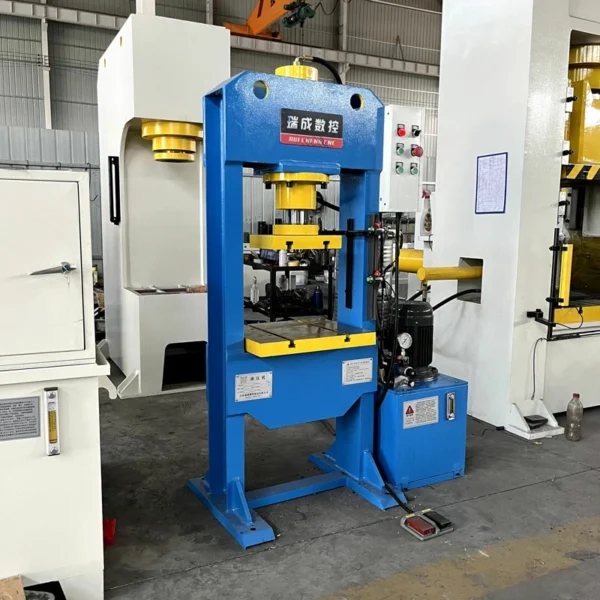 30 ton gantry hydraulic press left view