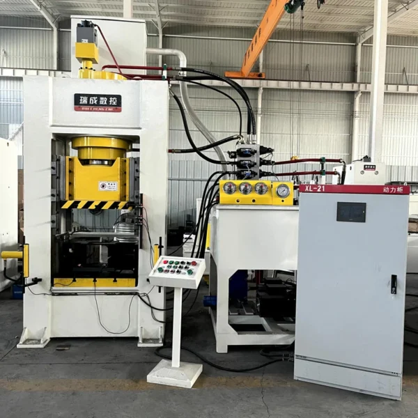 315 ton closed frame hydraulic press front view