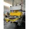 three beam four column hydraulic press right side view with servo motor