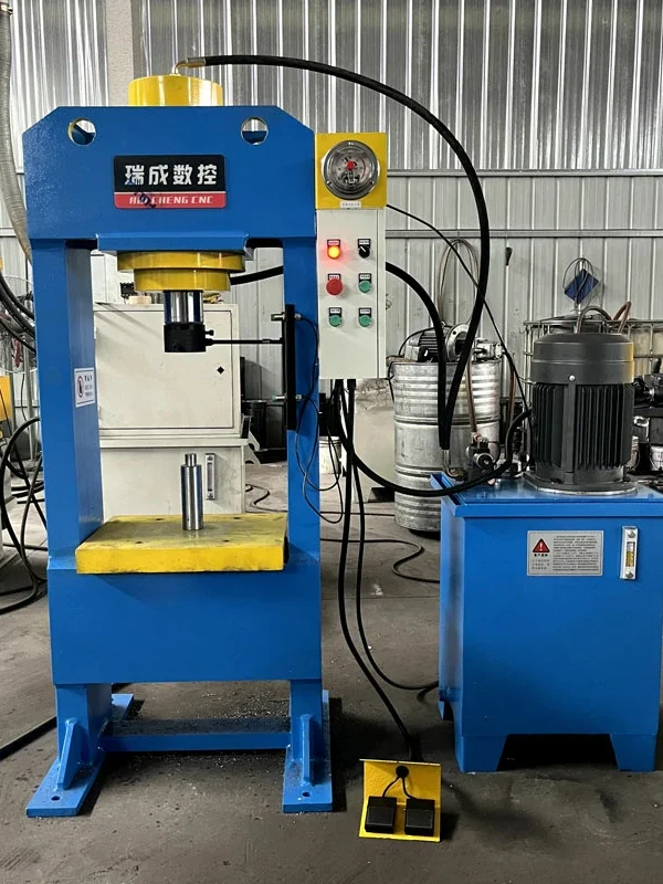 63-ton-gantry-hydraulic-press-front 63 ton gantry hydraulic press front view