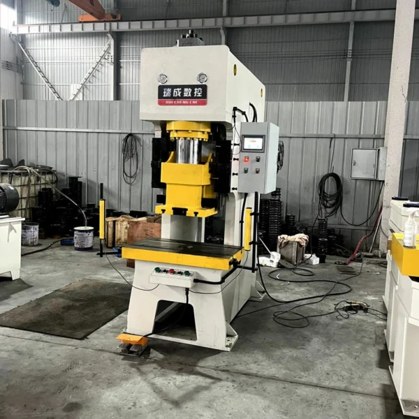 right side view of 80 ton hydraulic punch press