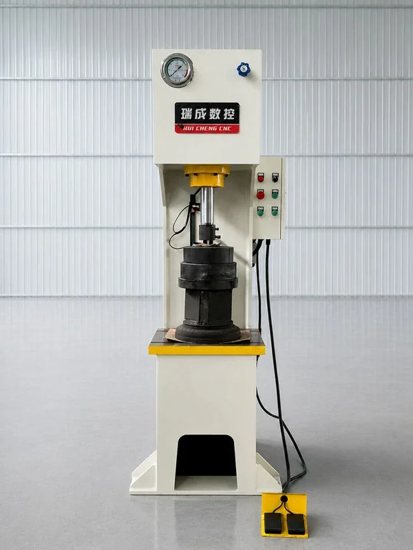 20 ton single arm hydraulic press front view